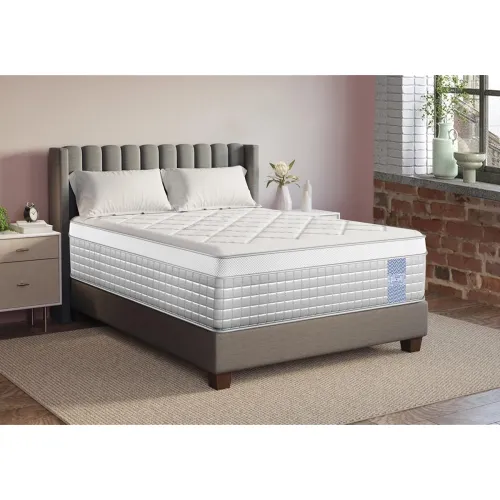 Image of LOOM & NEEDLES 72x48x8 Inches Double Size Hybrid Latex Pocket Spring Mattress 