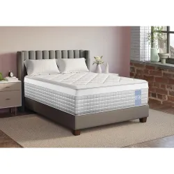 LOOM & NEEDLES 72x48x8 Inches Double Size Hybrid Latex Pocket Spring Mattress 