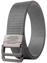 LOOPA Men Grey Nylon Belt