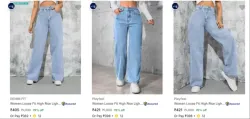 LOOSE FIT JEANS at minimum 72% Discount