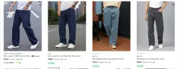 Loose fit Jeans Minimum 70% Discount