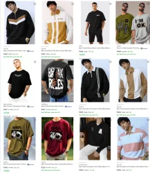 Loose Fit Tshirt Starting @ ₹258