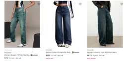Loose fit Women Jeans Mnimum 70% Discount