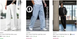 Loosefit Men Jeans Starting @ ₹312