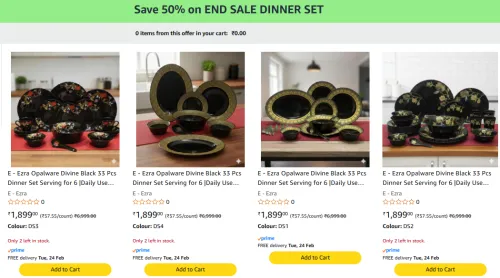 Image of LOOT | 33-Pc Dinner Set @ ₹949