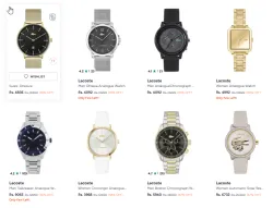 Loot : Lacoste Watches upto 69% off + 10% off Coupon