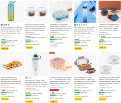 Loot : Lunch box & Bottles ( Apply Coupon )