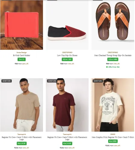 Image of LOOT | Men's Fashion @ Starting ₹60