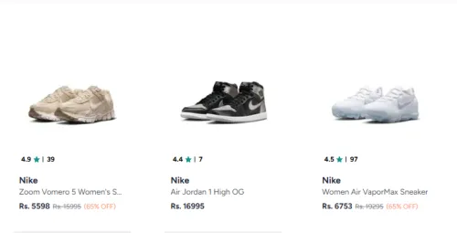 Image of Loot | Nike Shoes at Minimum 65% Discount 