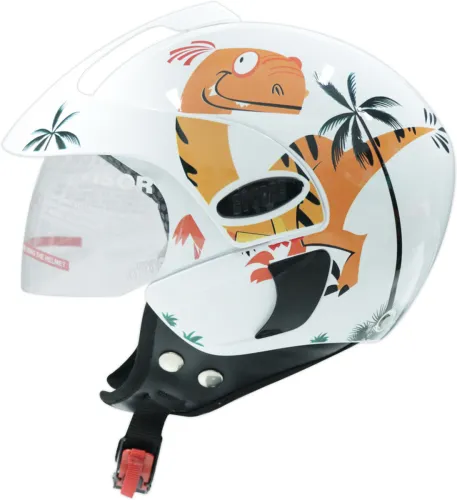 Image of loot TVS Kids Dino Adventure HF Motorbike Helmet 
