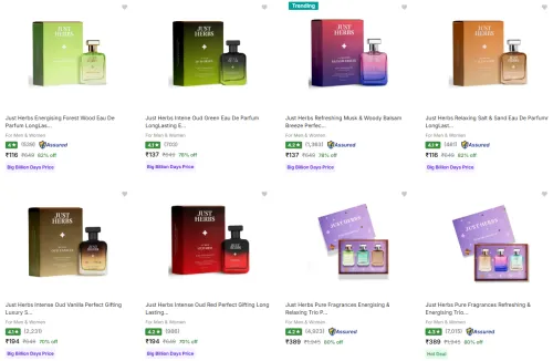 Image of Loot : upto 82% off on Just Herbs Eau De Parfum