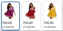 loot womens top @50/-