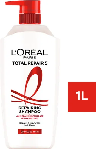 Image of LOréal Paris Total Repair 5 Shampoo For Damaged Hair (1 L)