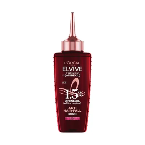 Image of L'Oréal Paris Fall Resist Anti Hair Fall Serum with 1.5% Aminexil, Caffeine & Arginine for lesser visible scalp & hair f