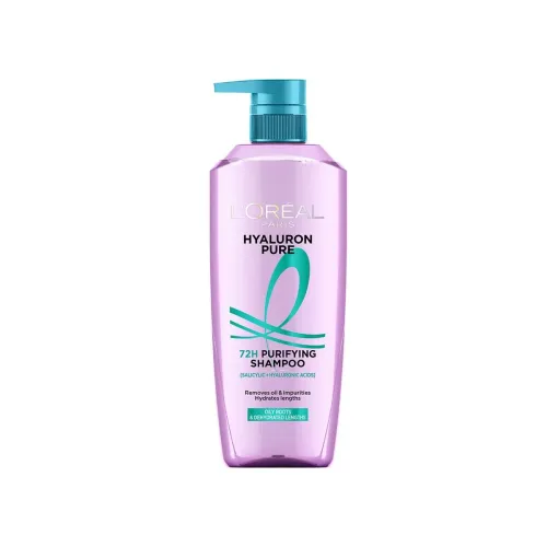 Image of L’Oréal Paris Hyaluron Pure Shampoo (72H, Oily Scalp, 