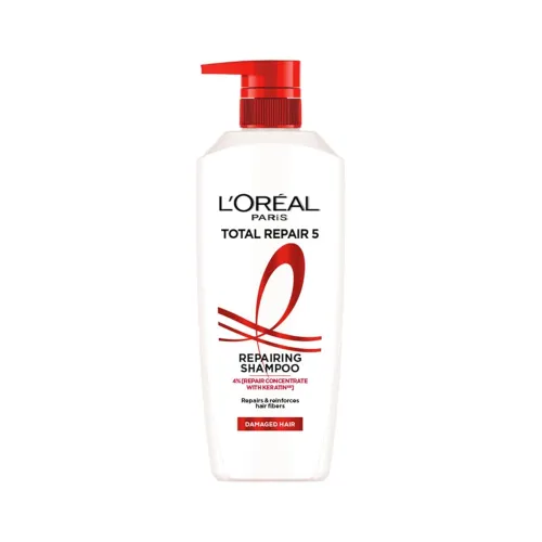 Image of L'Oreal Paris Total Repair 5 Shampoo, For Repairing 5 Signs Of Damaged Hair, With Keratin Xs | 800Ml