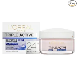 Loreal Triple Active Comforting Night Moisturiser Cream 50ml