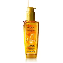LOreal Paris Extraordinary Oil Hair Serum Powered by Floral Oils for All Hair Types, Volume- 100 ml, Makes hair frizz-f