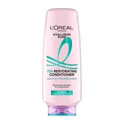 L'OREAL PARIS Unscented Hyaluron Pure 72H Rehydrating Conditioner for All Hair Types For Smooth Tangle-Free Hair, 175 Millilitres