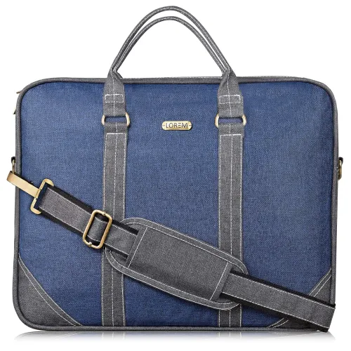 Image of LOREM Linen Laptop Messenger Bag 10L