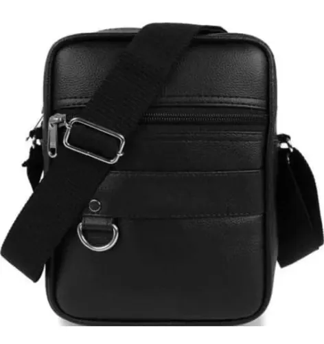 Image of LOTA Cross Black Body Messenger Sling Bag