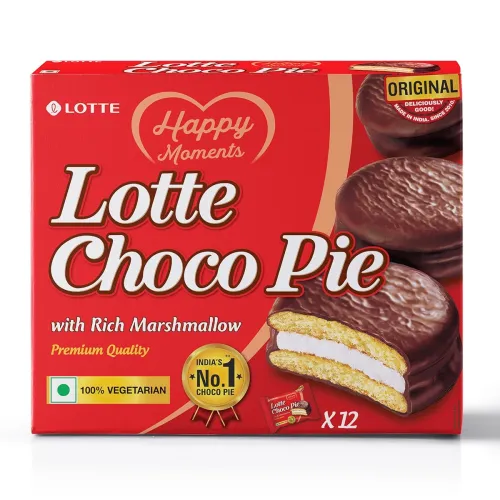 Image of Lotte Choco Pie (Pack of 12), 336g
