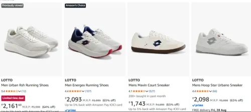 Image of Lotto Men's Footwears up to 65% Discount