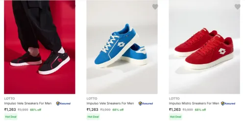 Image of Lotto Men’s Casual Shoes upto 68% Discount