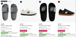 Lotto Mens Footwear at minimum 70% Discount
