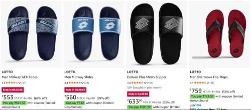 Image of Lotto Men's Footwear upto 70% Discount