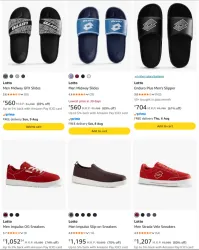 Lotto Mens Footwears up to 70% Discount