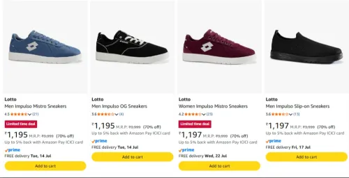 Image of Lotto Men's sneakers at 70% discount 