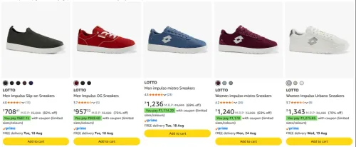 Image of Lotto Men's Sneakers upto 82% Discount 