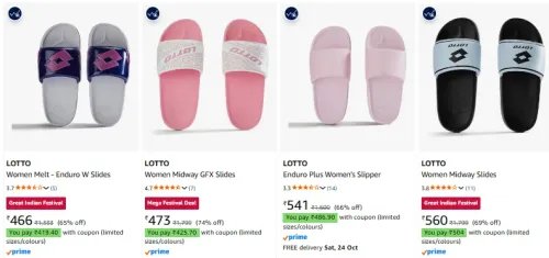 Image of Lotto Women Footwear at minimum 60% Discount