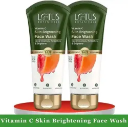 Lotus Botanicals Vitamin C Skin Brightening (Pack of 2) Face Wash (200 ml)