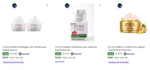 Image of Lotus Cream at up to 54% Discount