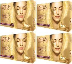 LOTUS Herbals Gold Glow Facial Kit 37g*4