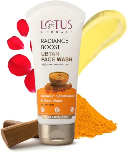 Image of LOTUS HERBALS RADIANCE BOOST UBTAN Face Wash  (50 g)