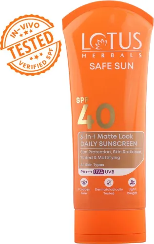 Image of Lotus Herbals SPF 40 Tinted Sunscreen 75g
