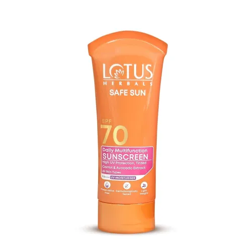 Image of Lotus Herbals Sunscreen SPF 70 PA++, 60g
