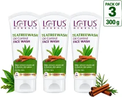 LOTUS HERBALS Teatreewash | with Tea Tree Oil & Cinnamon | Anti Acne