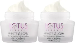 Lotus Herbals WhiteGlow – Whitening Gel Cream, 60g x 2