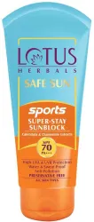 LOTUS Herbals Safe Sun Sports SPF 70 Sunblock - 40g