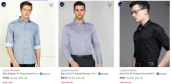 LOUIS PHILIPPE Formal Shirts at minimum 63% Discount