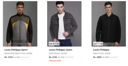 Louis Philippe Men Fashion Jacket Flat 51% Discount