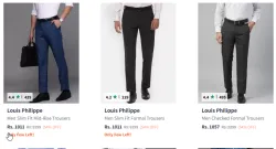 Louis Philippe Men Fashion Pant Flat 51% Discount 