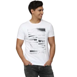 Louis Philippe Men's Cotton Slim Fit T-Shirt