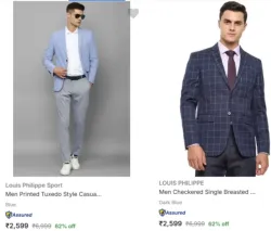 Louis Philippe Mens blazer up to 62% Discount 