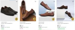 Louis Philippe Men’s Formal Shoes at minimum 60% Discount