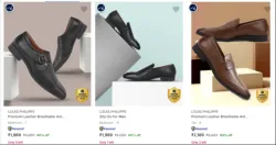 LOUIS PHILIPPE Men’s Formal Shoes at minimum 60% Discount